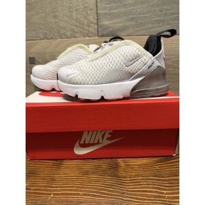 Nike Air Max 270 (TD) size 6c - NEW DD1646 159 White Black Gray Baby/Toddler